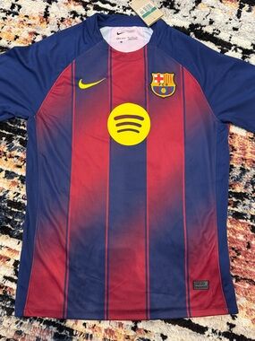 NWT Men’s Nike Barcelona FC 2025/26 Home Jersey XL